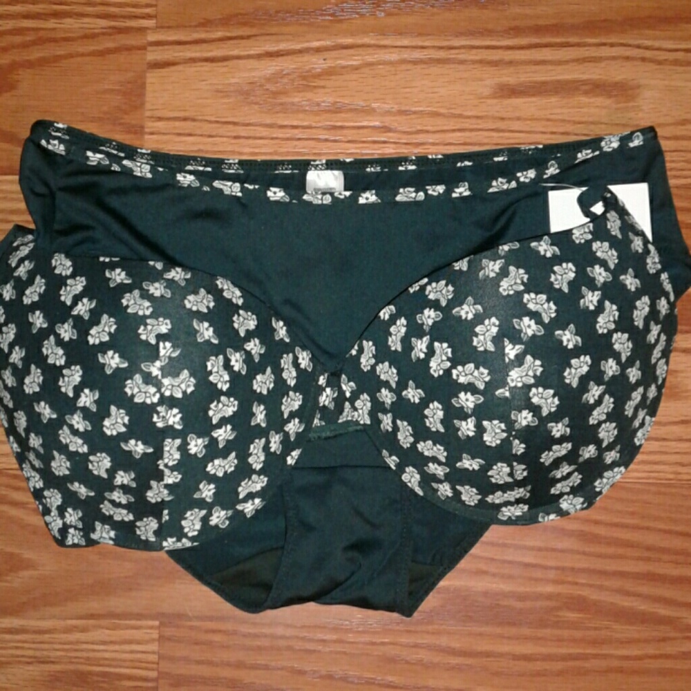 Green Push Up Bra Set